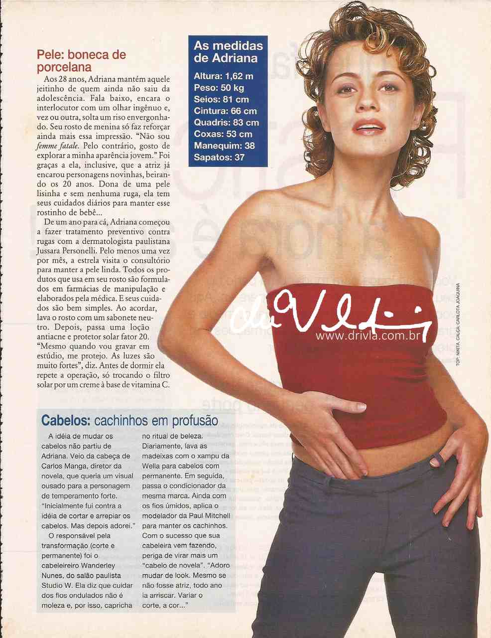 Revista Corpo (1997) - Adriana Esteves 